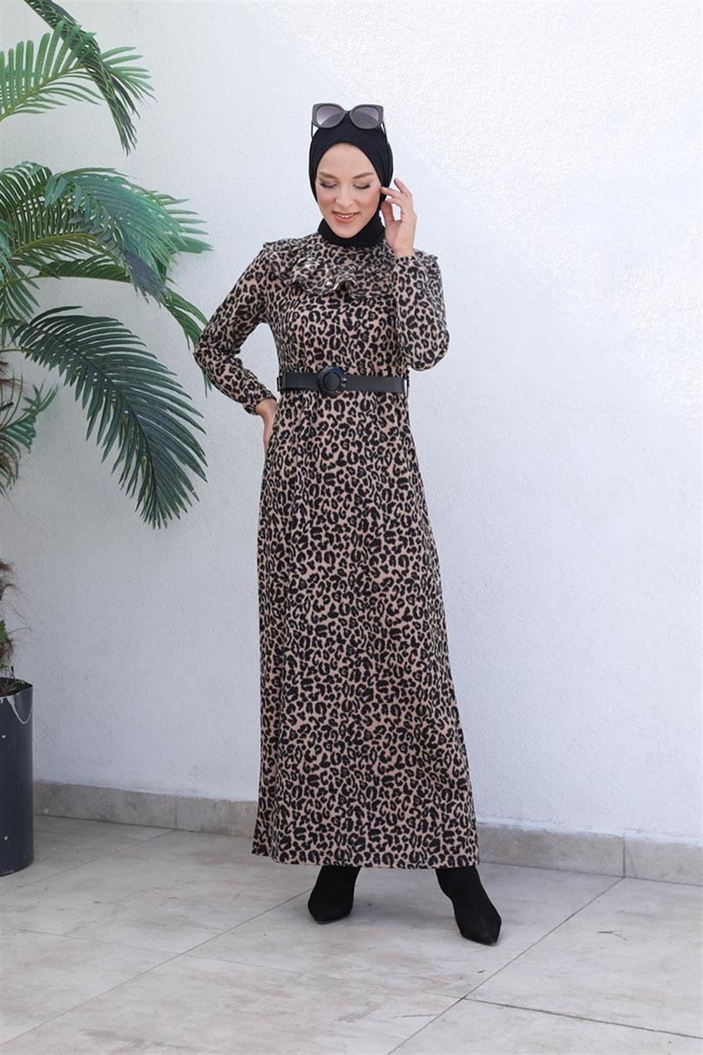 leopar-desenli-elbise-vizon-391028-78-B blank