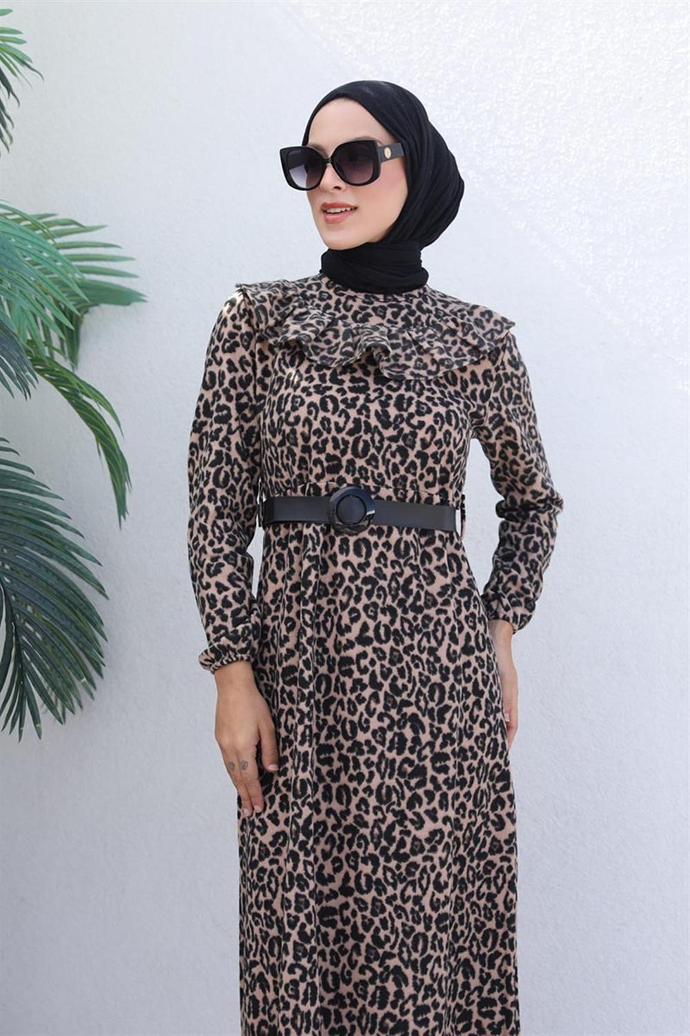 leopar-desenli-elbise-vizon-391030-78-B blank