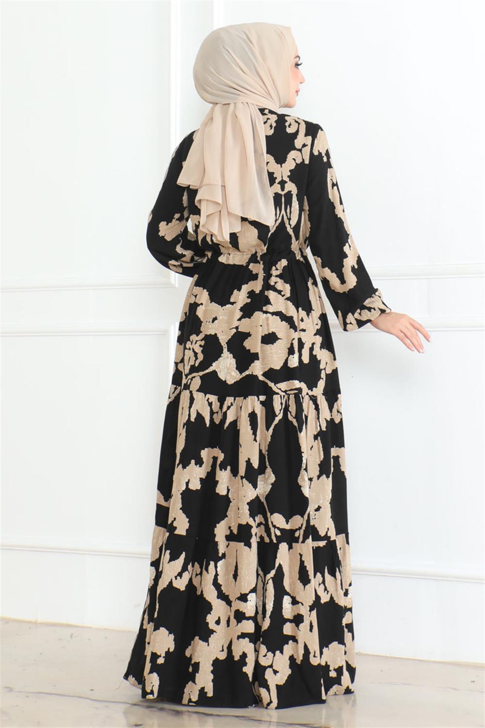 mina-desenli-tesettur-elbise-siyah-389392-78-B blank