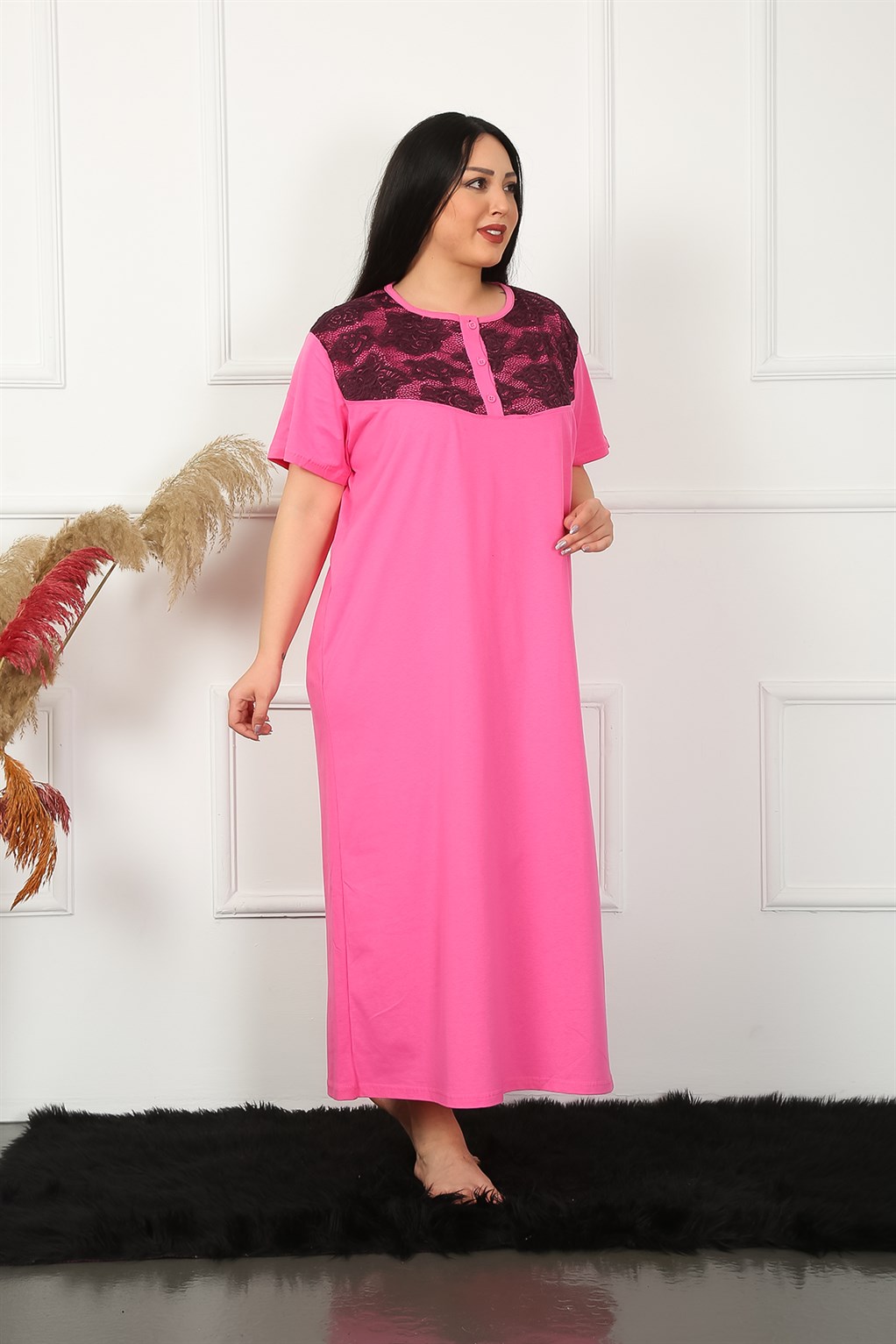 moda-cizgi-big-dantelli-kisa-kol-fusya-anne-gecelik-1348-384155-77-B blank