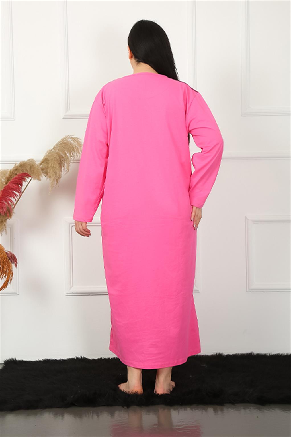 moda-cizgi-big-uzun-kol-dantelli-fusya-anne-gecelik-1355-384127-77-B blank
