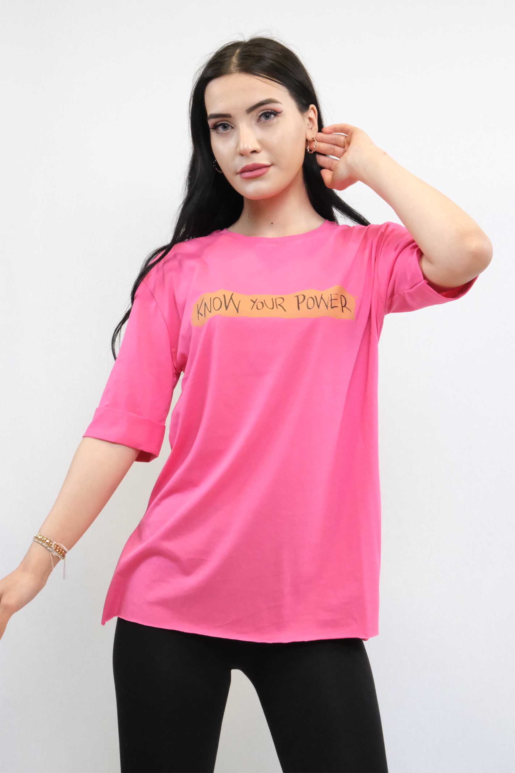 moda-cizgi-bisiklet-yaka-oversize-tshirt-pembe-338403-69-B blank
