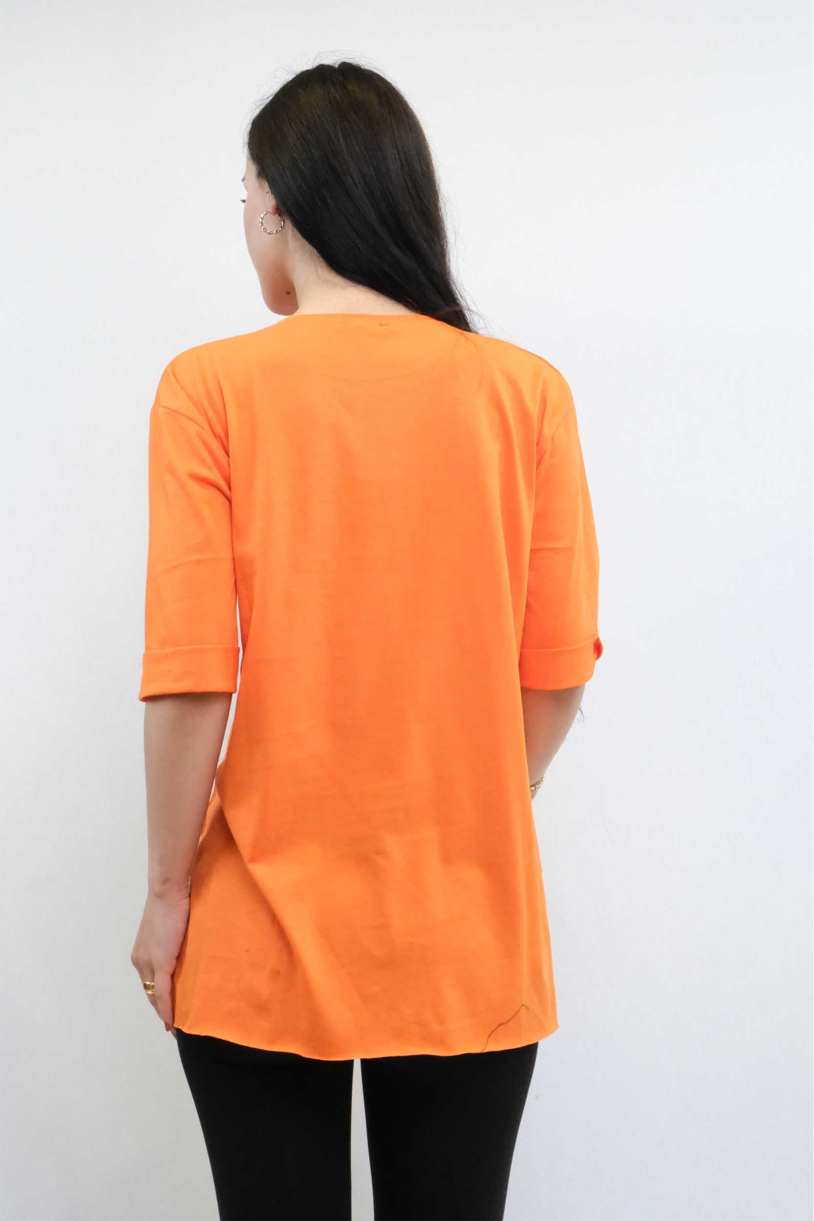 moda-cizgi-bisiklet-yaka-oversize-tshirt-turuncu-338410-69-B blank