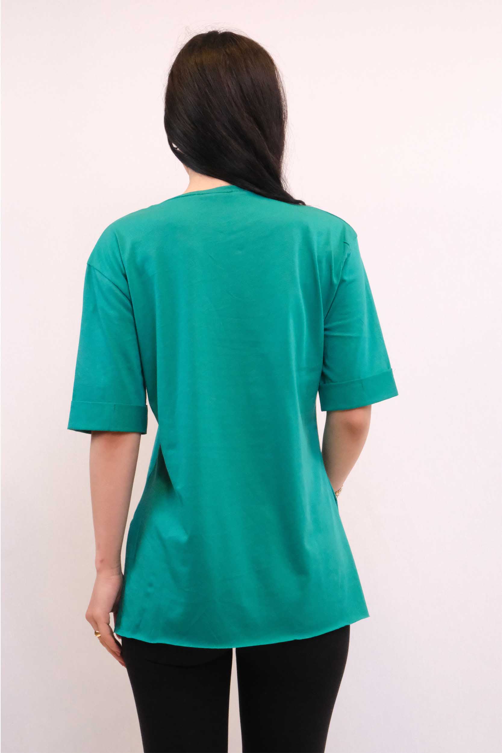 moda-cizgi-bisiklet-yaka-oversize-tshirt-yesil-338400-69-B blank