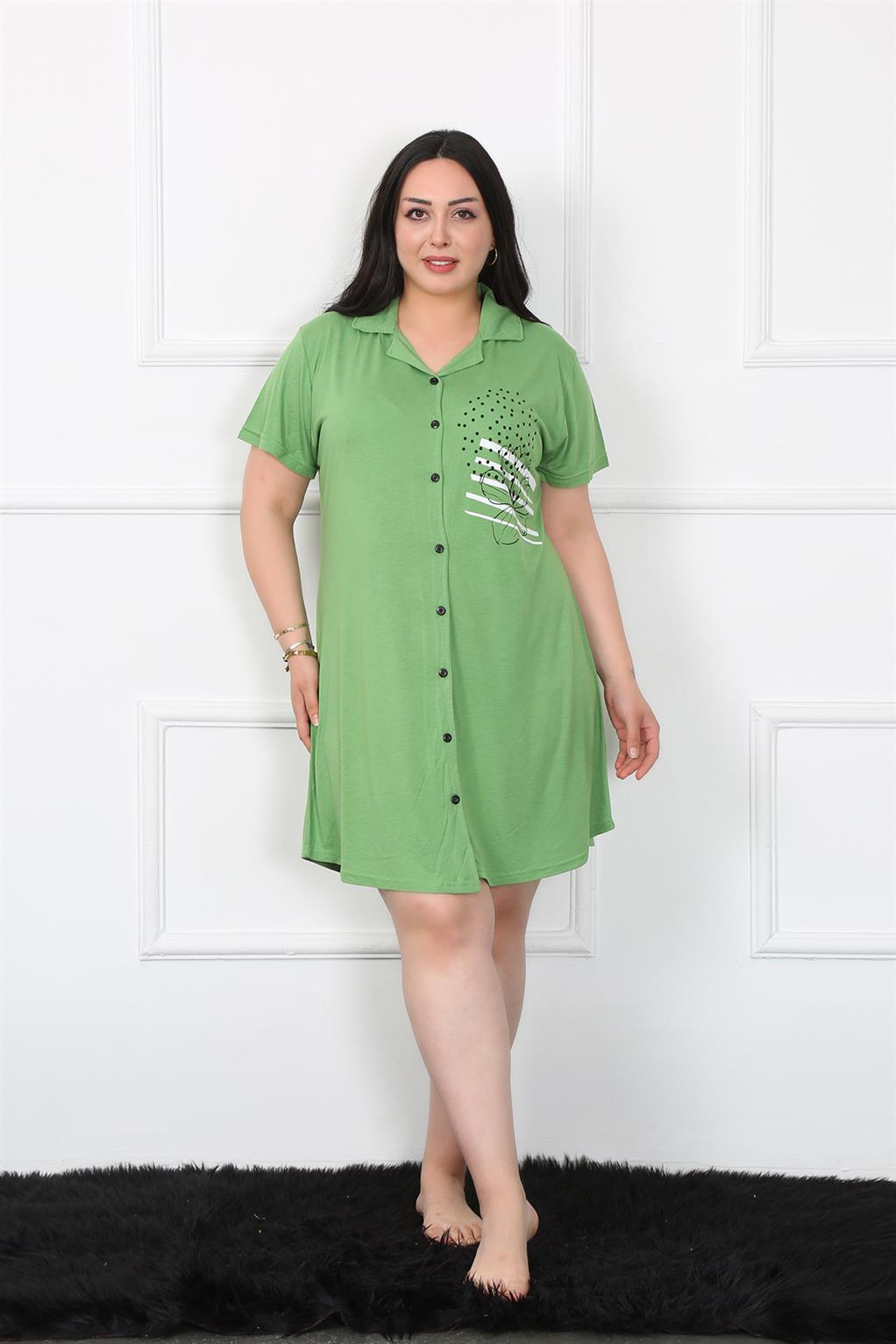 moda-cizgi-buyuk-beden-penye-dugmeli-yesil-tunik-gecelik-1025-384037-77-B blank
