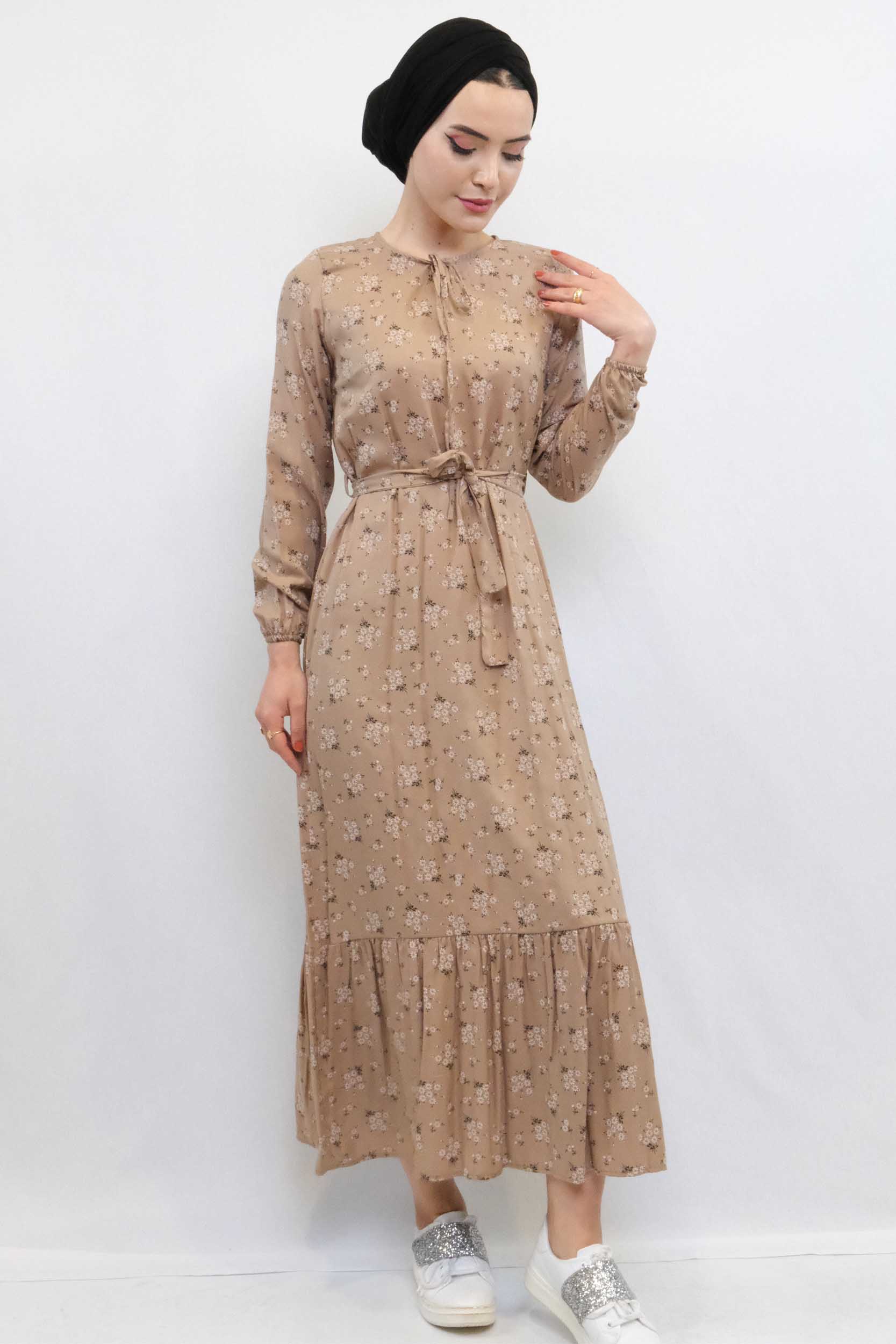 moda-cizgi-cicekli-elbise-vizon-338603-69-B blank