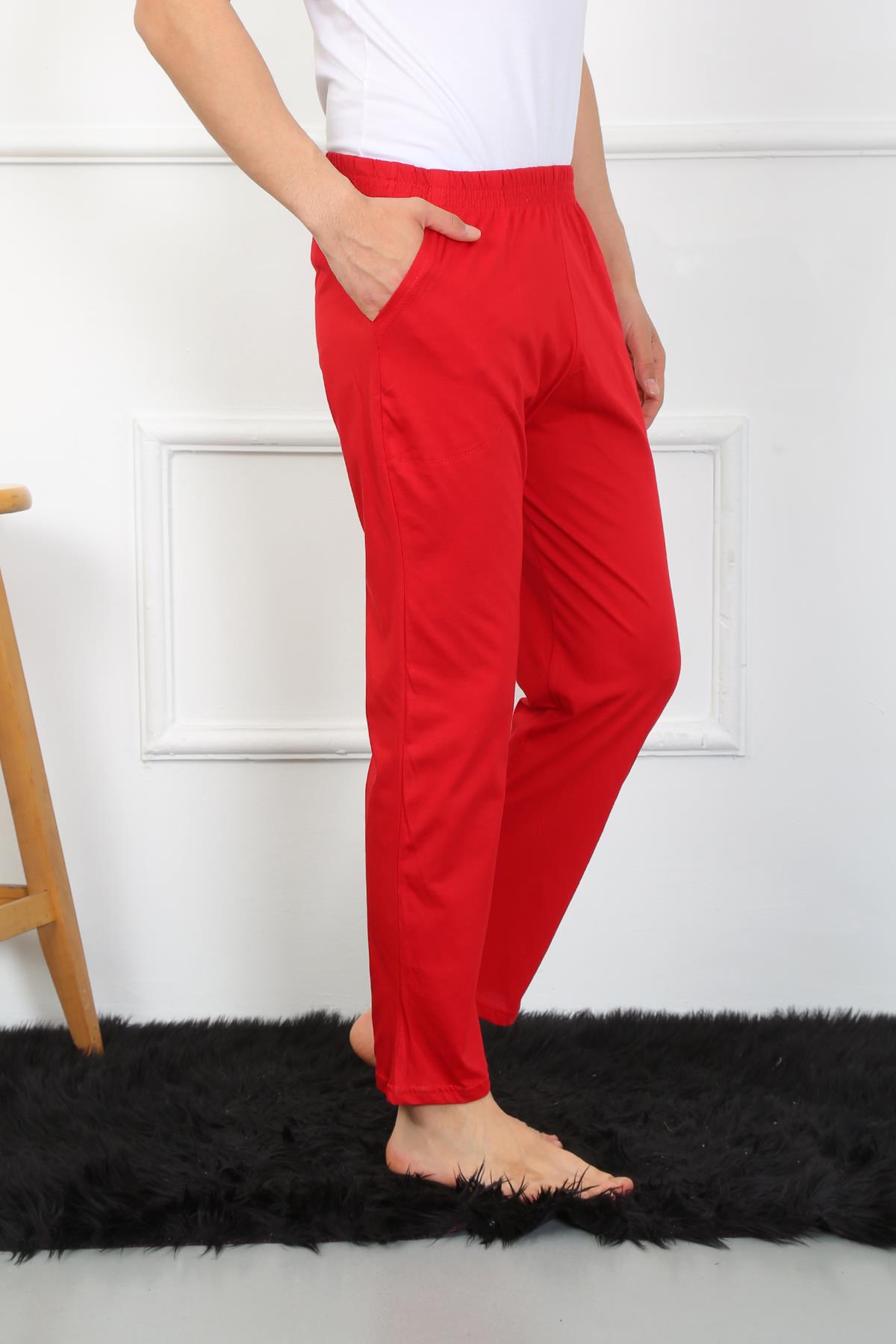 moda-cizgi-erkek-pamuk-kirmizi-tek-alt-pijama-27495-381392-76-B blank