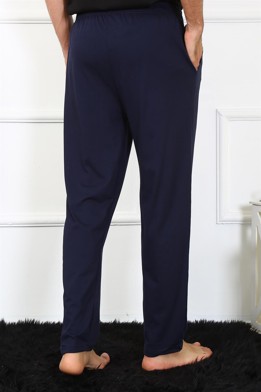moda-cizgi-erkek-pamuk-lacivert-tek-alt-pijama-27495-383856-77-B blank