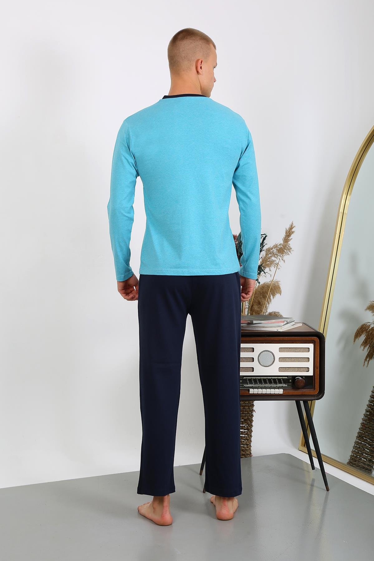 moda-cizgi-erkek-penye-uzun-kol-pijama-takimi-6860-turkuaz-385584-77-B blank