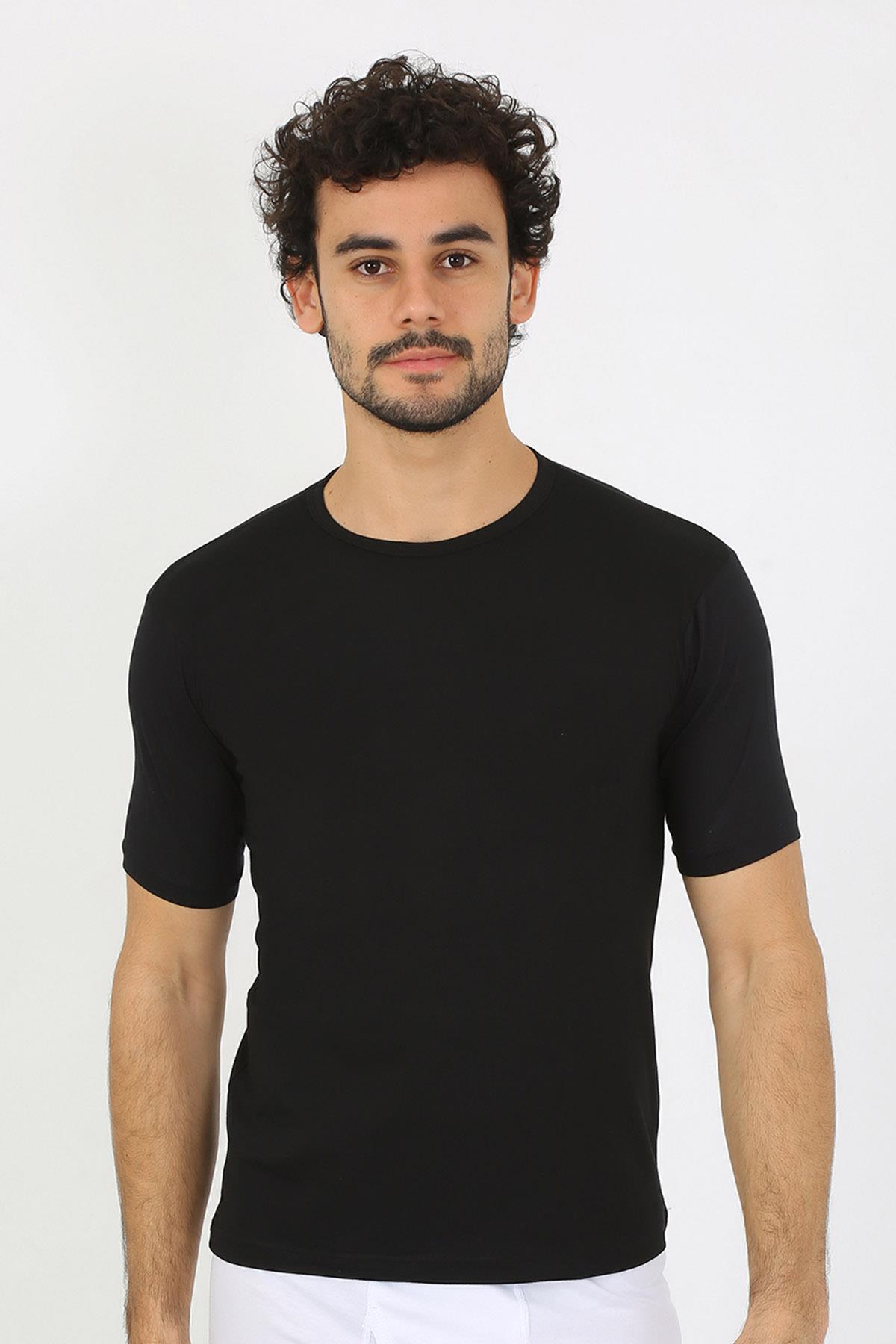 moda-cizgi-erkek-sifir-yaka-likrali-siyah-t-shirt-65710-383165-77-B blank