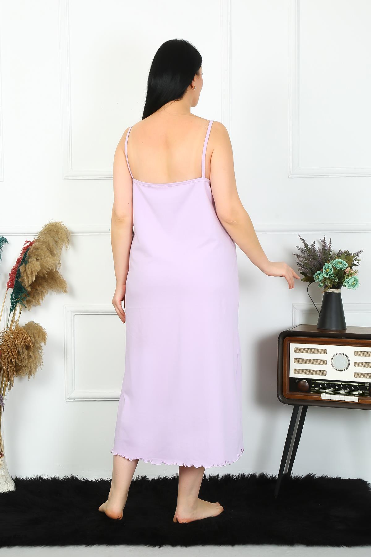 moda-cizgi-kadin-buyuk-beden-ip-askili-pamuklu-lila-uzun-gecelik-12100-383482-77-B blank