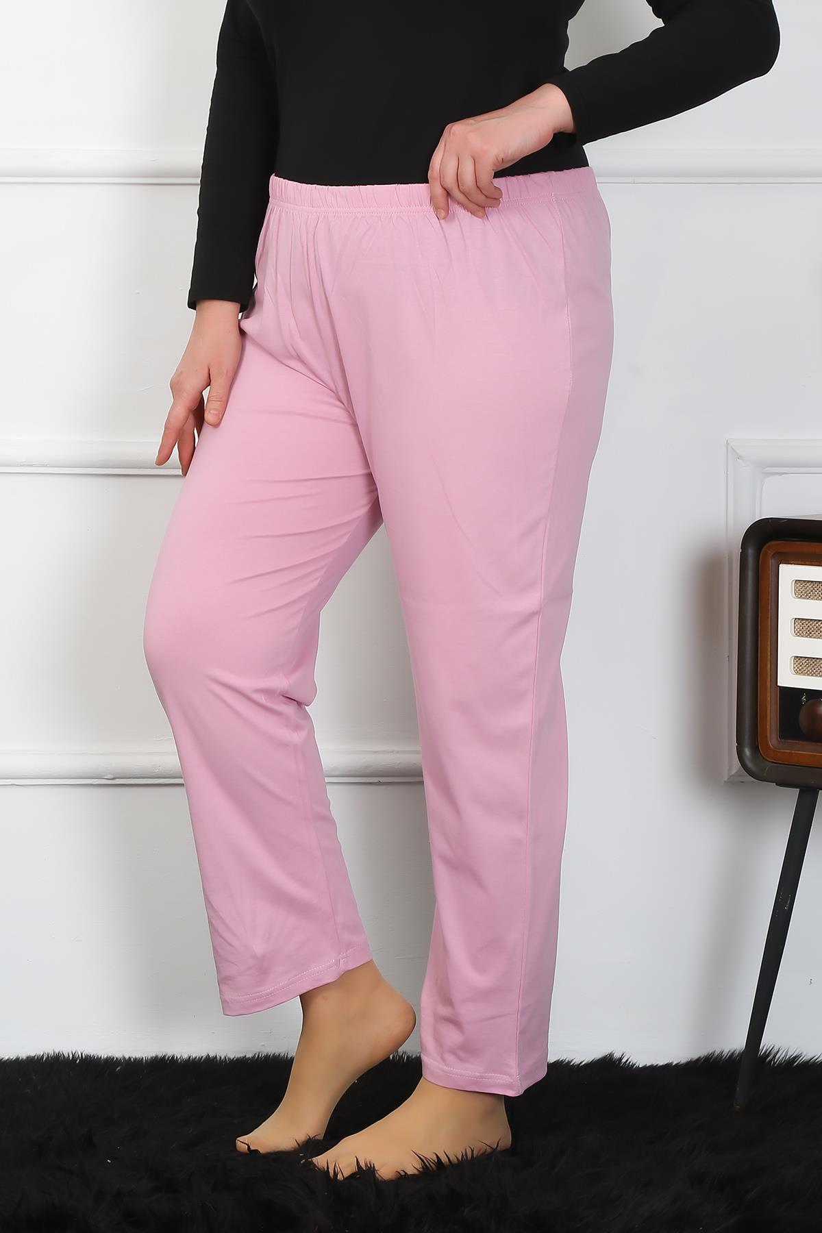 moda-cizgi-kadin-buyuk-beden-pembe-tek-alt-pijama-27505-383103-77-B blank