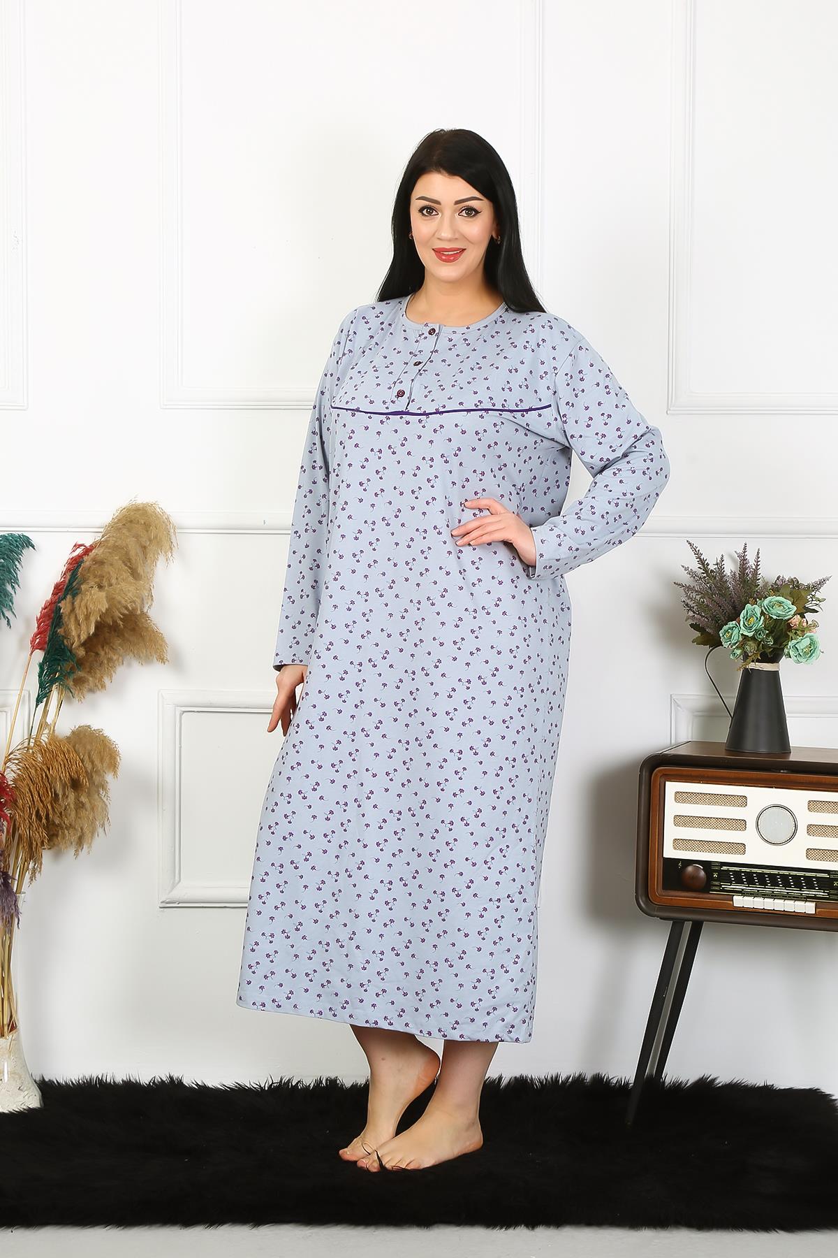 moda-cizgi-kadin-buyuk-beden-uzun-kol-indigo-anne-gecelik-1366-383657-77-B blank