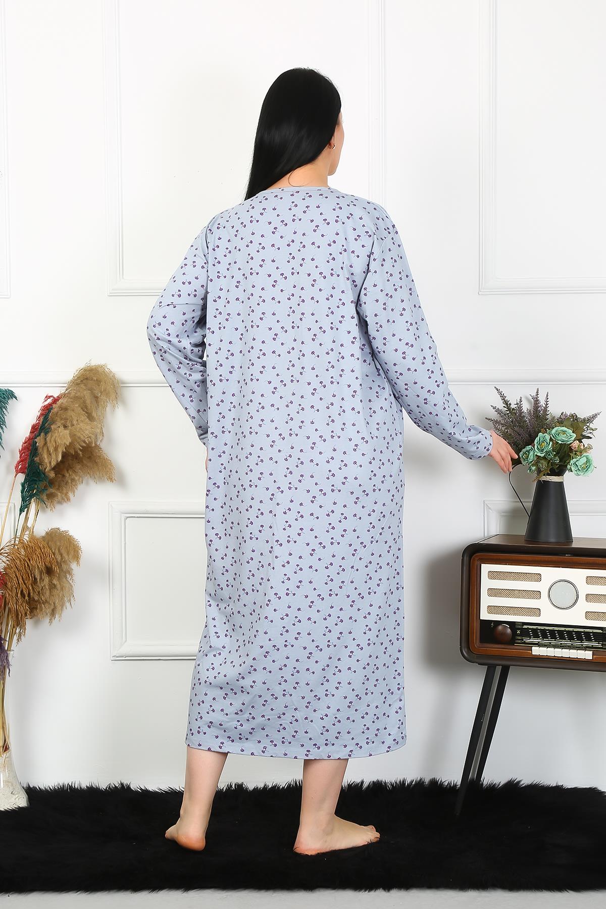 moda-cizgi-kadin-buyuk-beden-uzun-kol-indigo-anne-gecelik-1366-383658-77-B blank