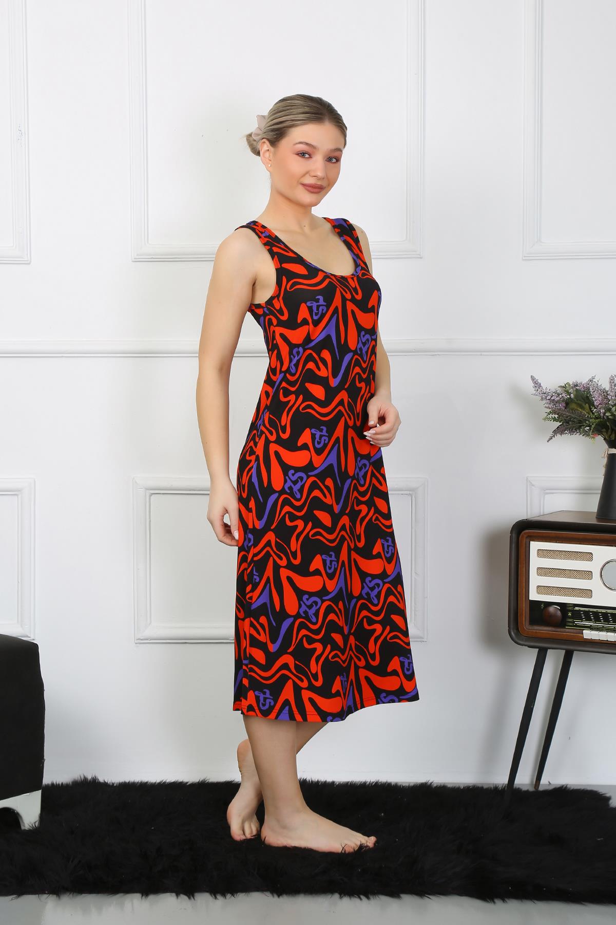 moda-cizgi-kadin-kalin-askili-penye-uzun-gecelik-12003-383193-77-B blank