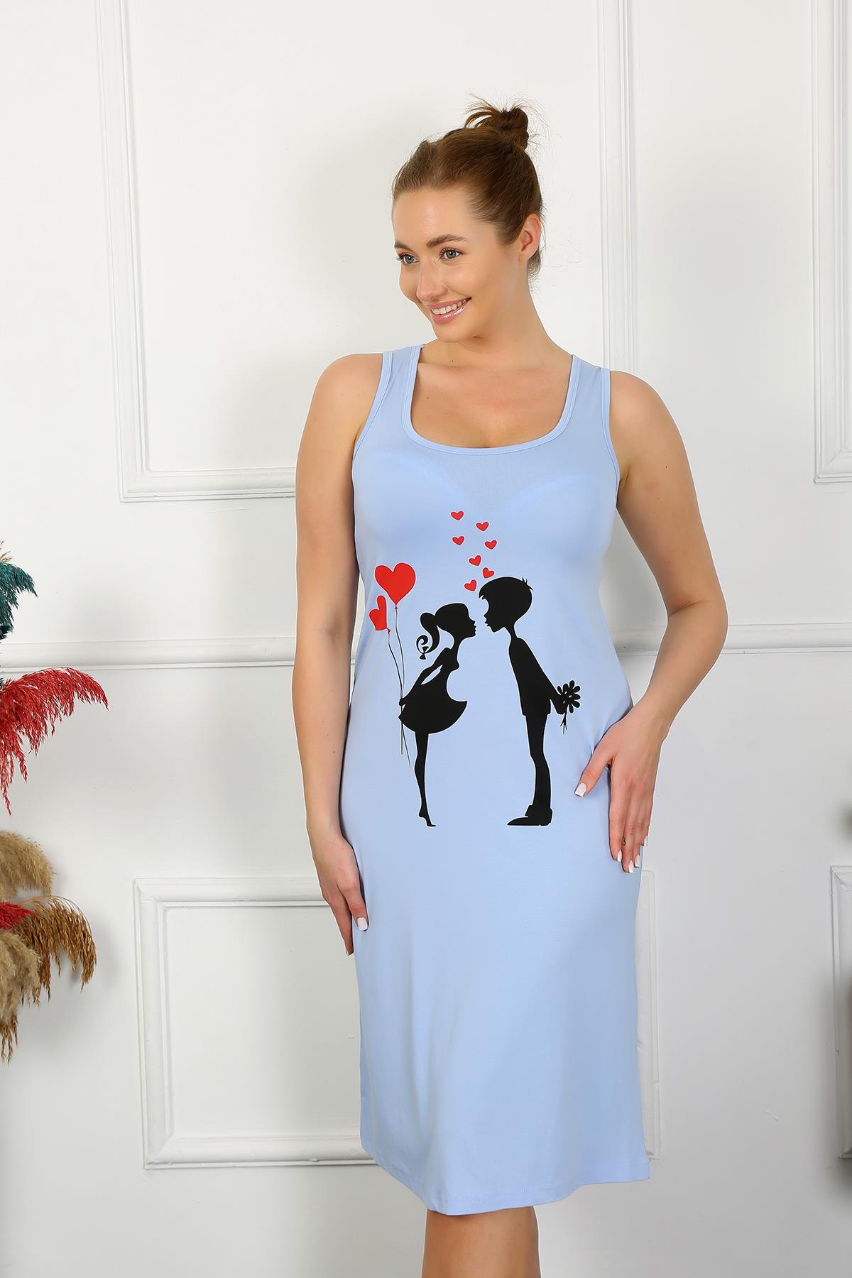 moda-cizgi-kadin-kalin-askili-penye-uzun-mavi-gecelik-12001-382538-76-B blank