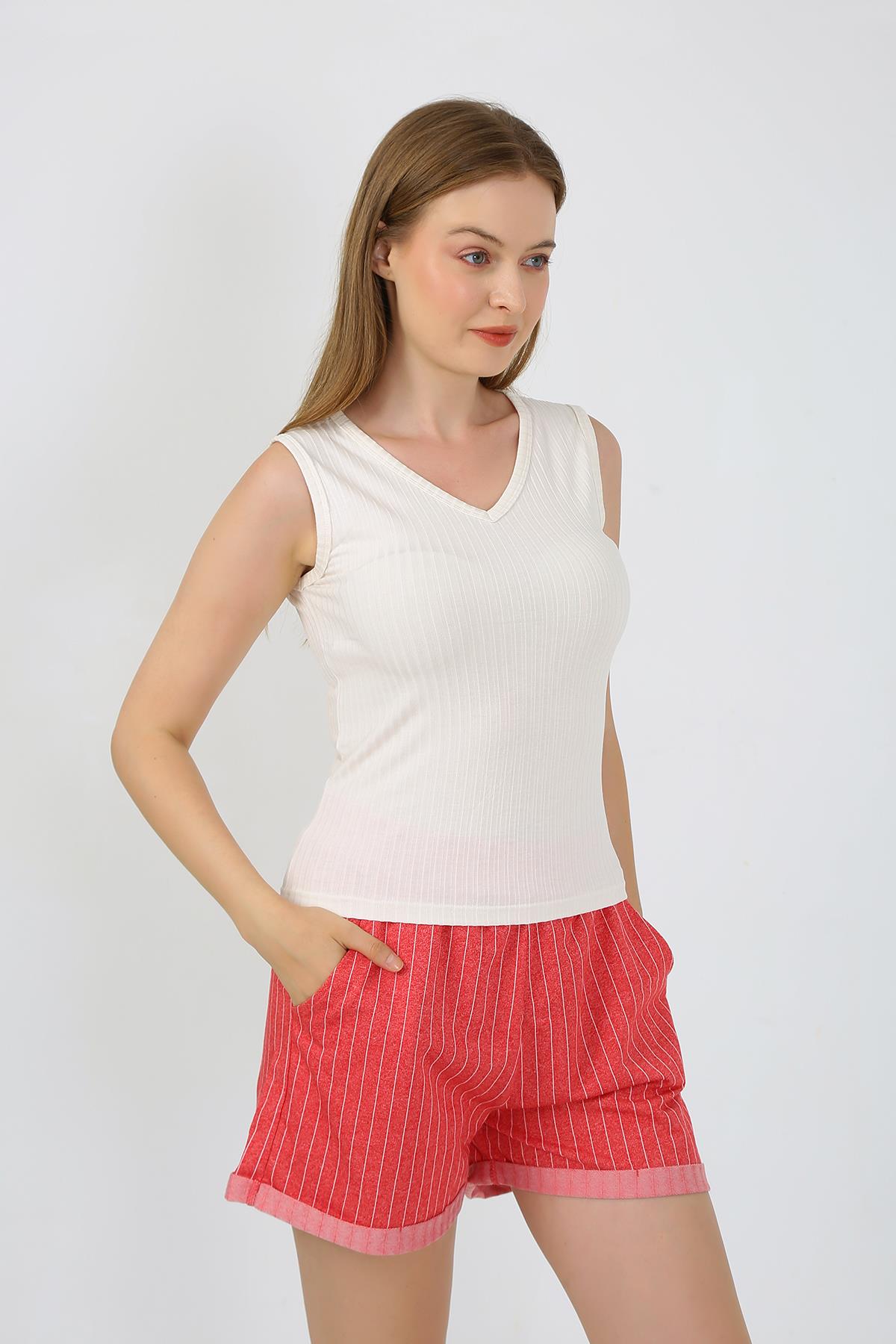 moda-cizgi-kadin-kalin-askili-sortlu-pijama-takim-ekru-3632-385140-77-B blank
