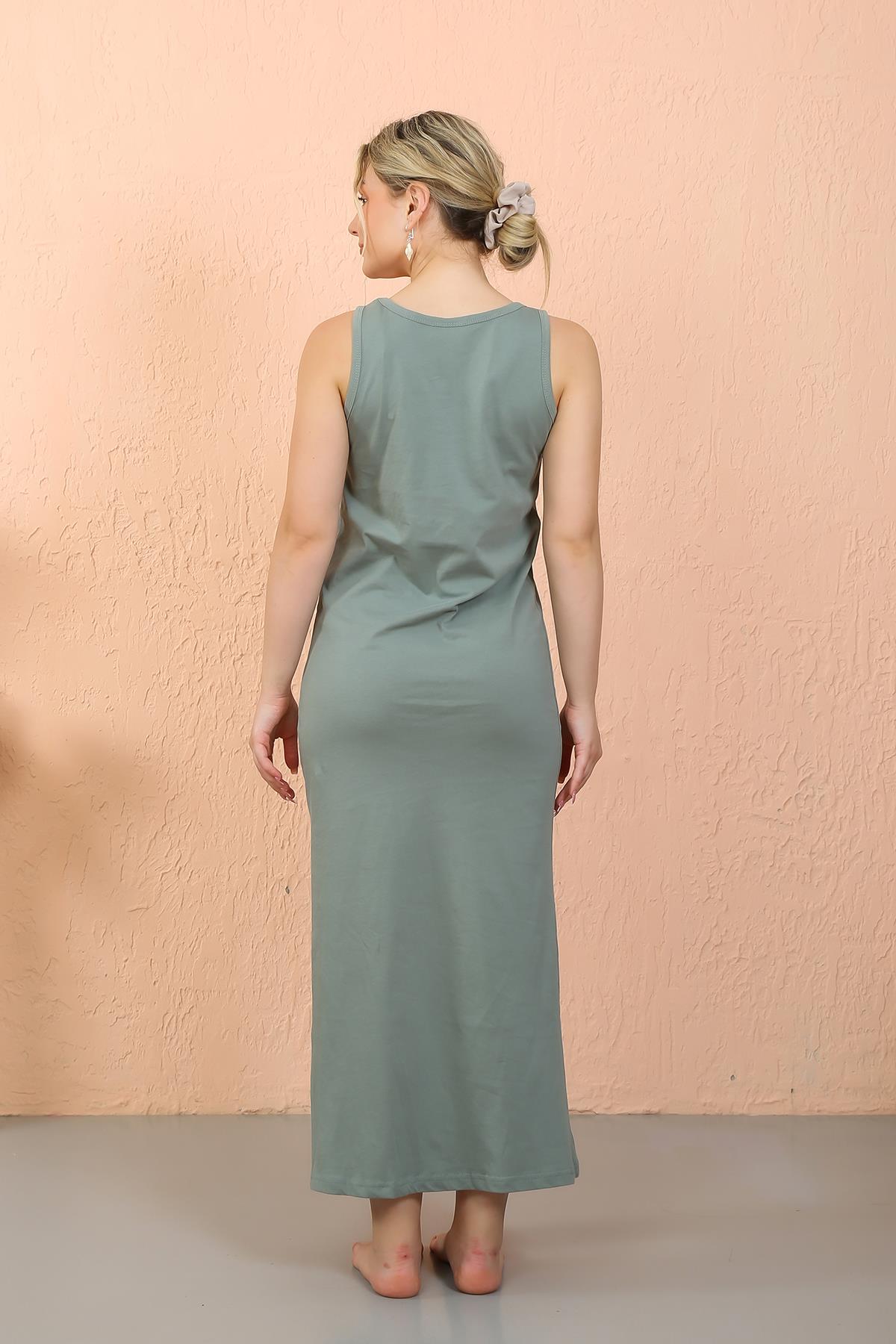 moda-cizgi-kadin-kalin-askili-yirtmacli-uzun-mint-yesili-gecelik-90110-382148-76-B blank