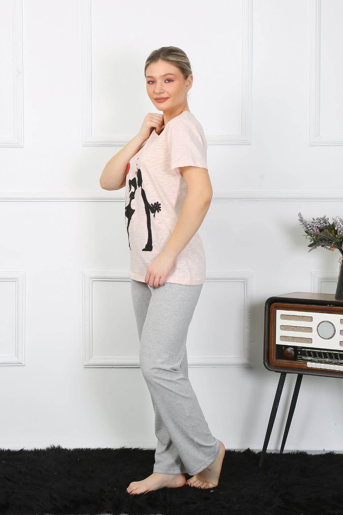 moda-cizgi-kadin-kisa-kol-penye-pijama-takim-4207-383330-77-B blank