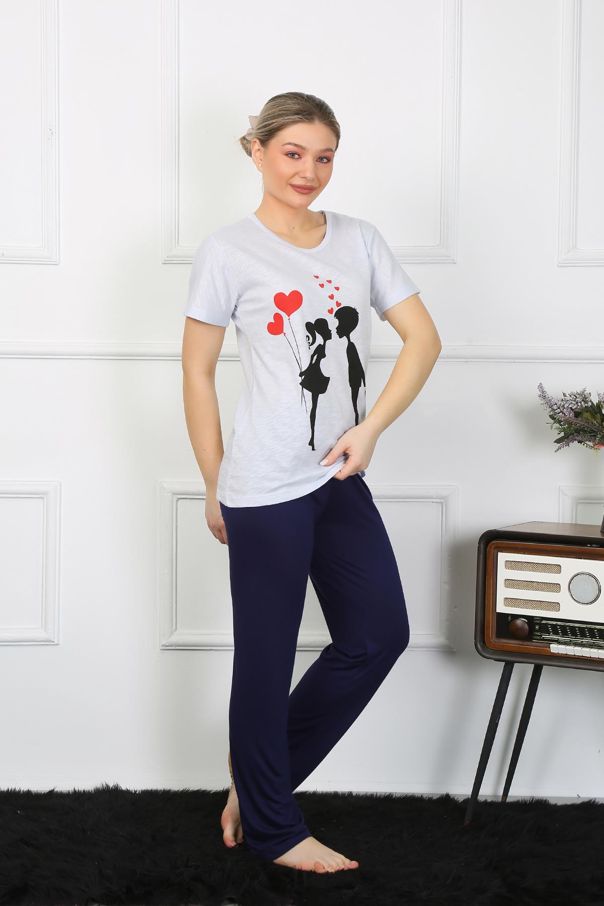 moda-cizgi-kadin-kisa-kol-penye-pijama-takimi-4208-383323-77-B blank