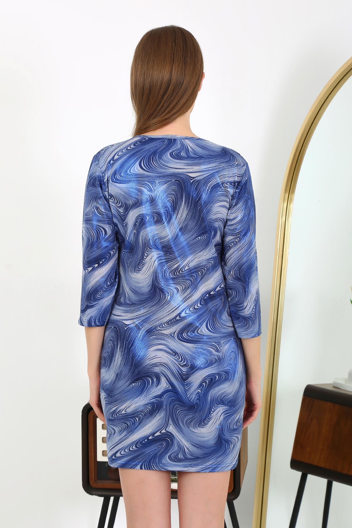moda-cizgi-kadin-micro-kumas-mini-parlak-elbise-7420-mavi-386171-77-B blank