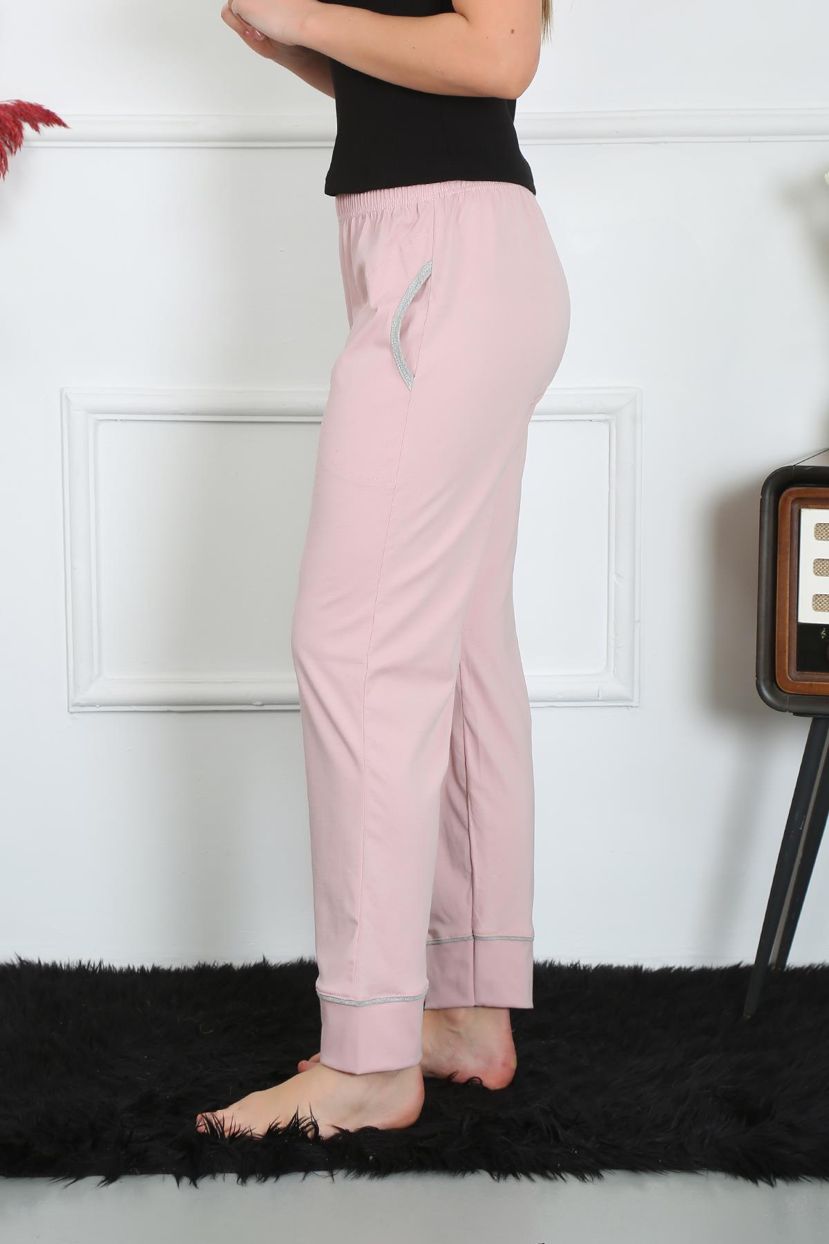moda-cizgi-kadin-pamuk-penye-cepli-tek-alt-pijama-pudra-27512-382517-76-B blank