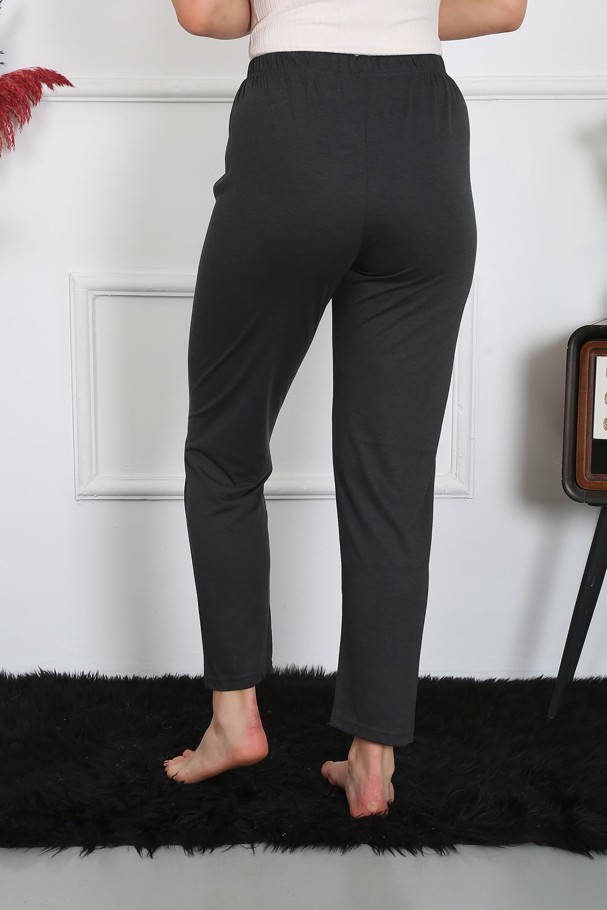 moda-cizgi-kadin-pamuk-penye-tek-alt-pijama-fume-27514-382470-76-B blank