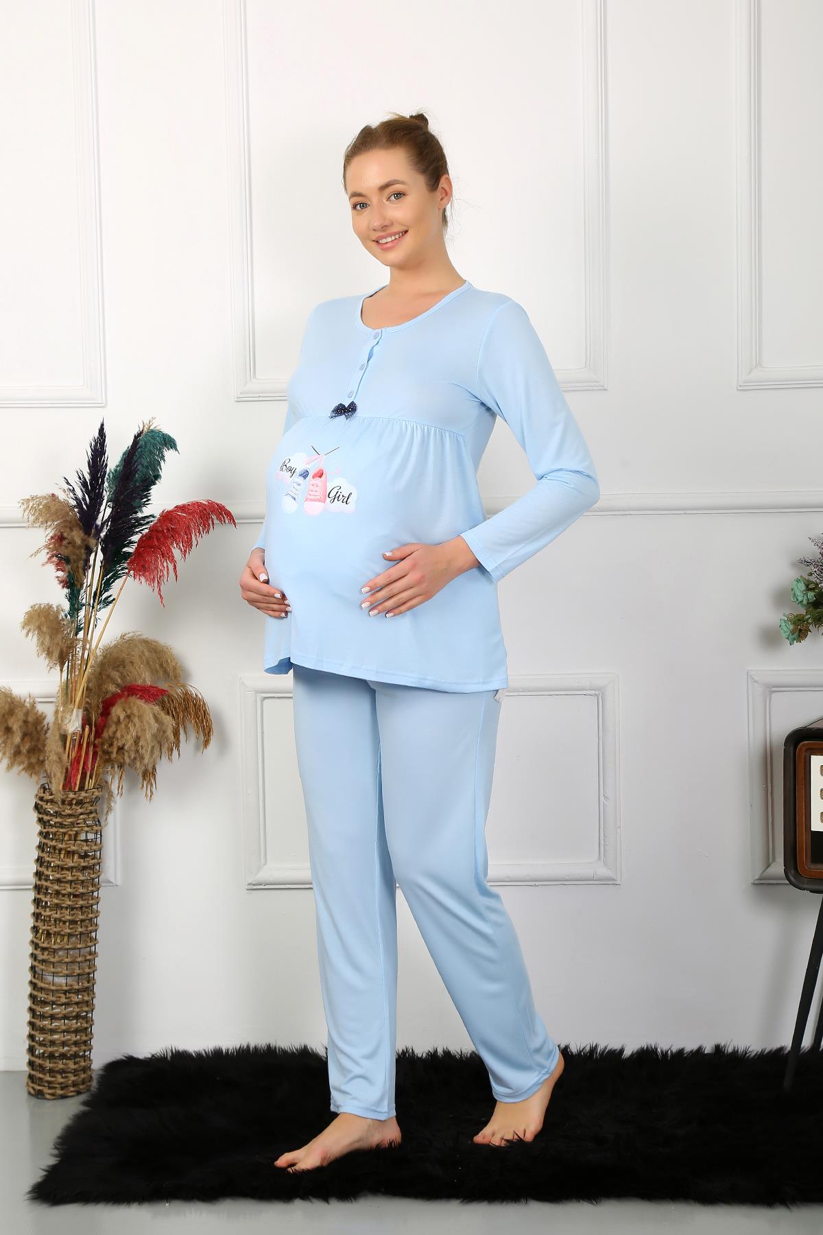 moda-cizgi-kadin-uzun-kol-hamile-lohusa-pijama-takimi-mavi-45501-382710-76-B blank