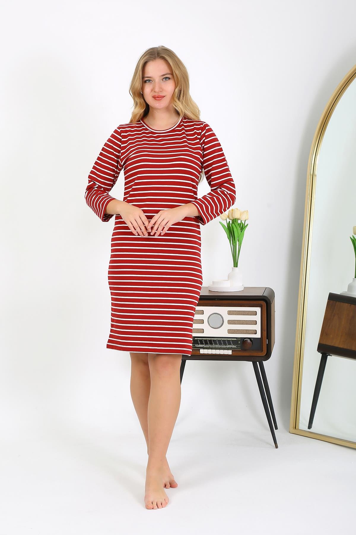 moda-cizgi-pamuk-ev-elbisesi-tunik-gecelik-kirmizi-13132-386223-77-B blank