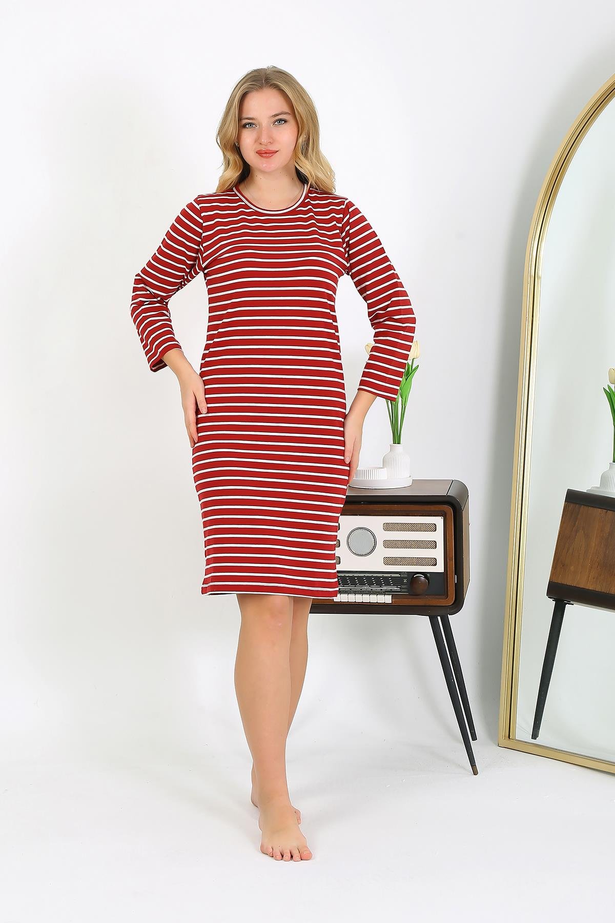 moda-cizgi-pamuk-ev-elbisesi-tunik-gecelik-kirmizi-13132-386224-77-B blank