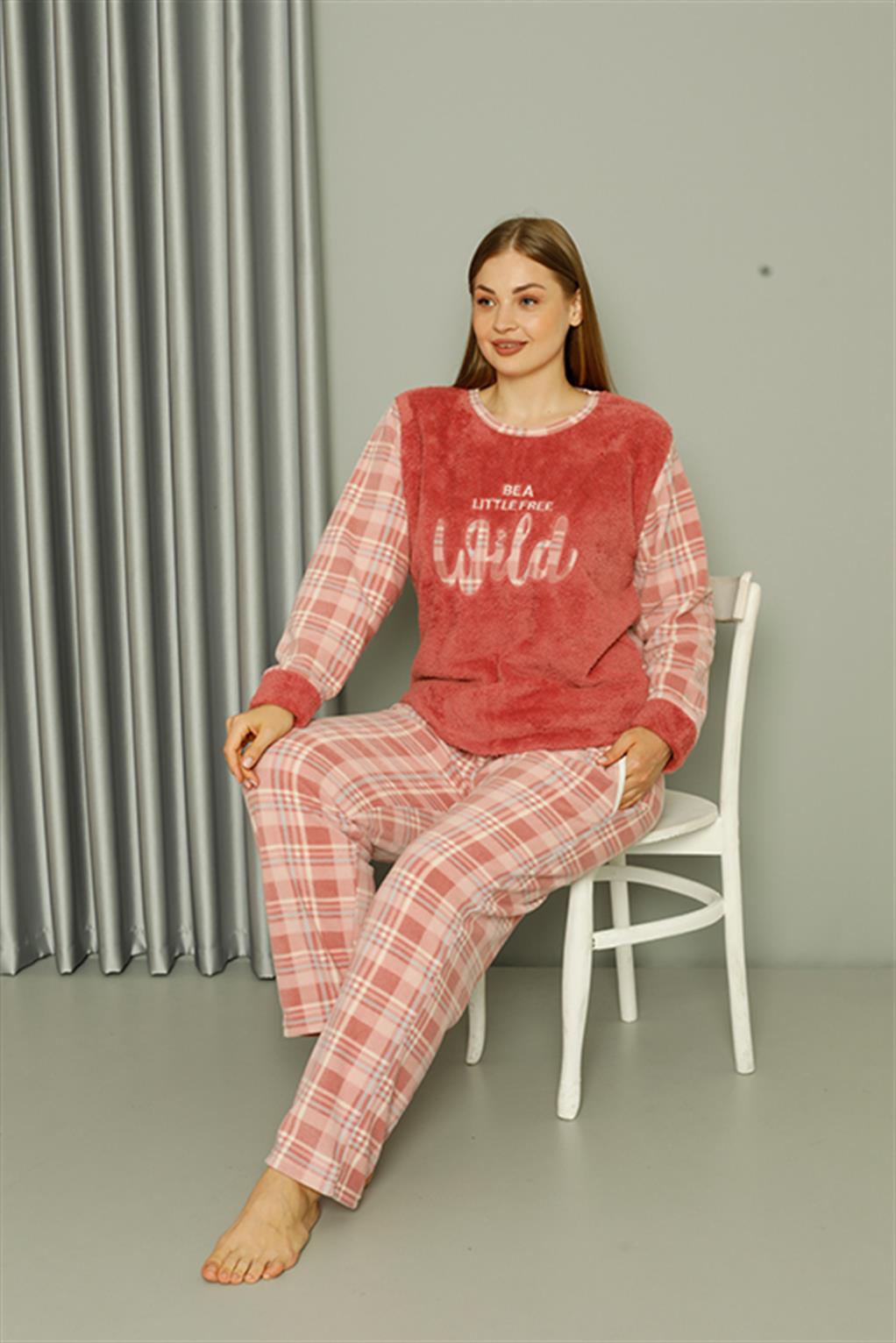 moda-cizgi-welsoft-polar-kadin-buyuk-beden-pudra-pijama-takimi-808040-383923-77-B blank