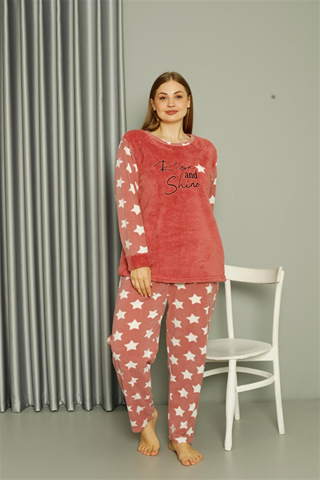 moda-cizgi-welsoft-polar-kadin-buyuk-beden-pudra-pijama-takimi-808042-383910-77-B blank