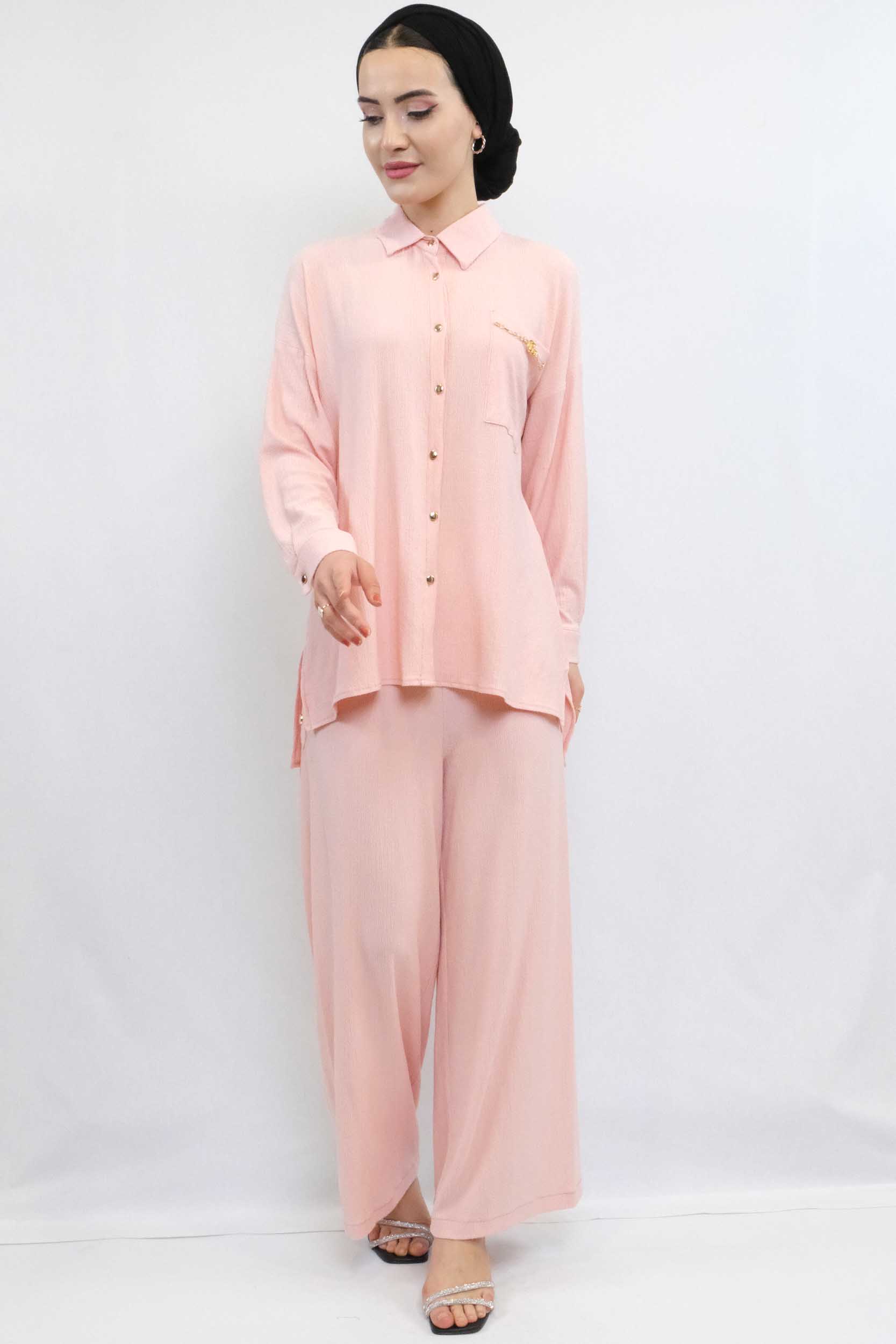 moda-cizgi-zincir-aksesuarli-ikili-takim-mc9102-pudra-338495-69-B blank