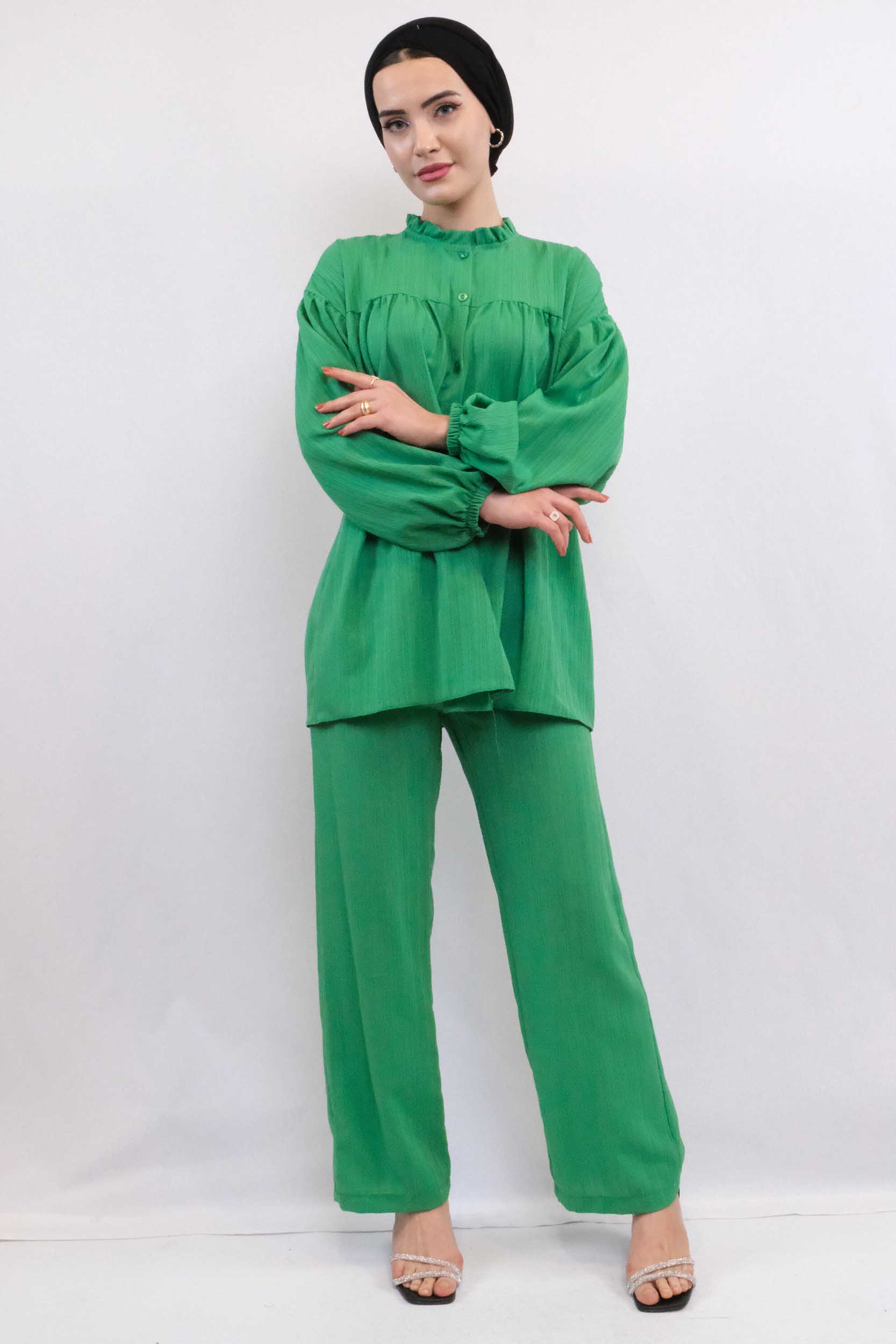 moda-cizgili-robali-ikili-takim-yesil-338453-69-B blank