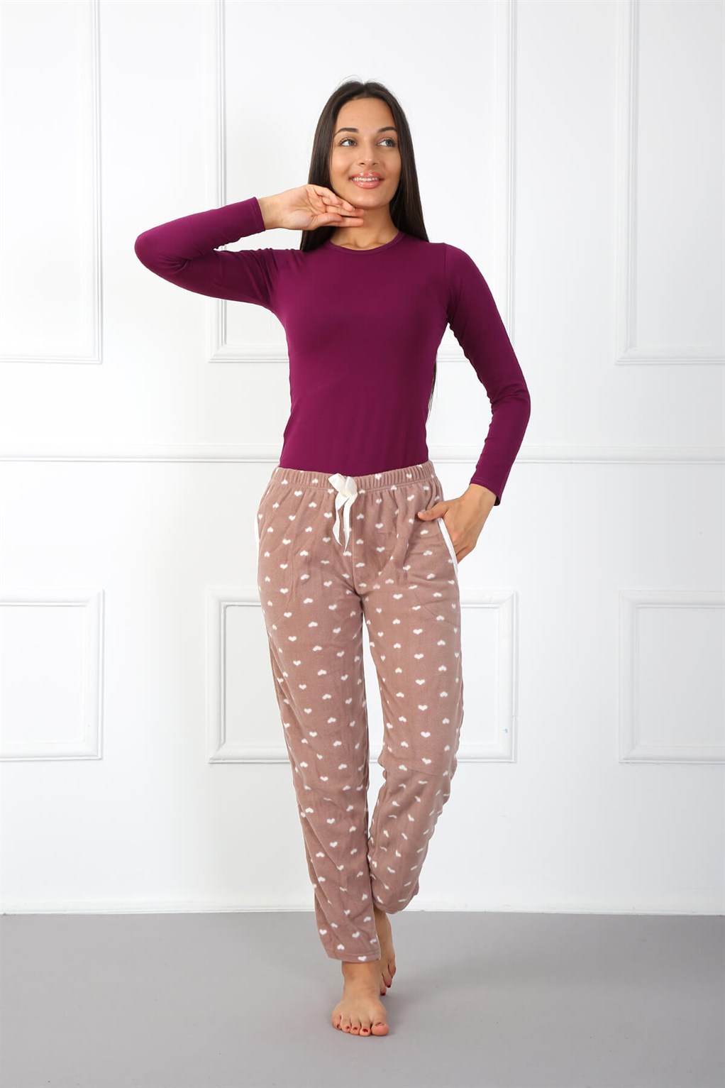 modacizgi-bayan-welsoft-polar-tek-alt-pijama-210043-336485-69-B blank