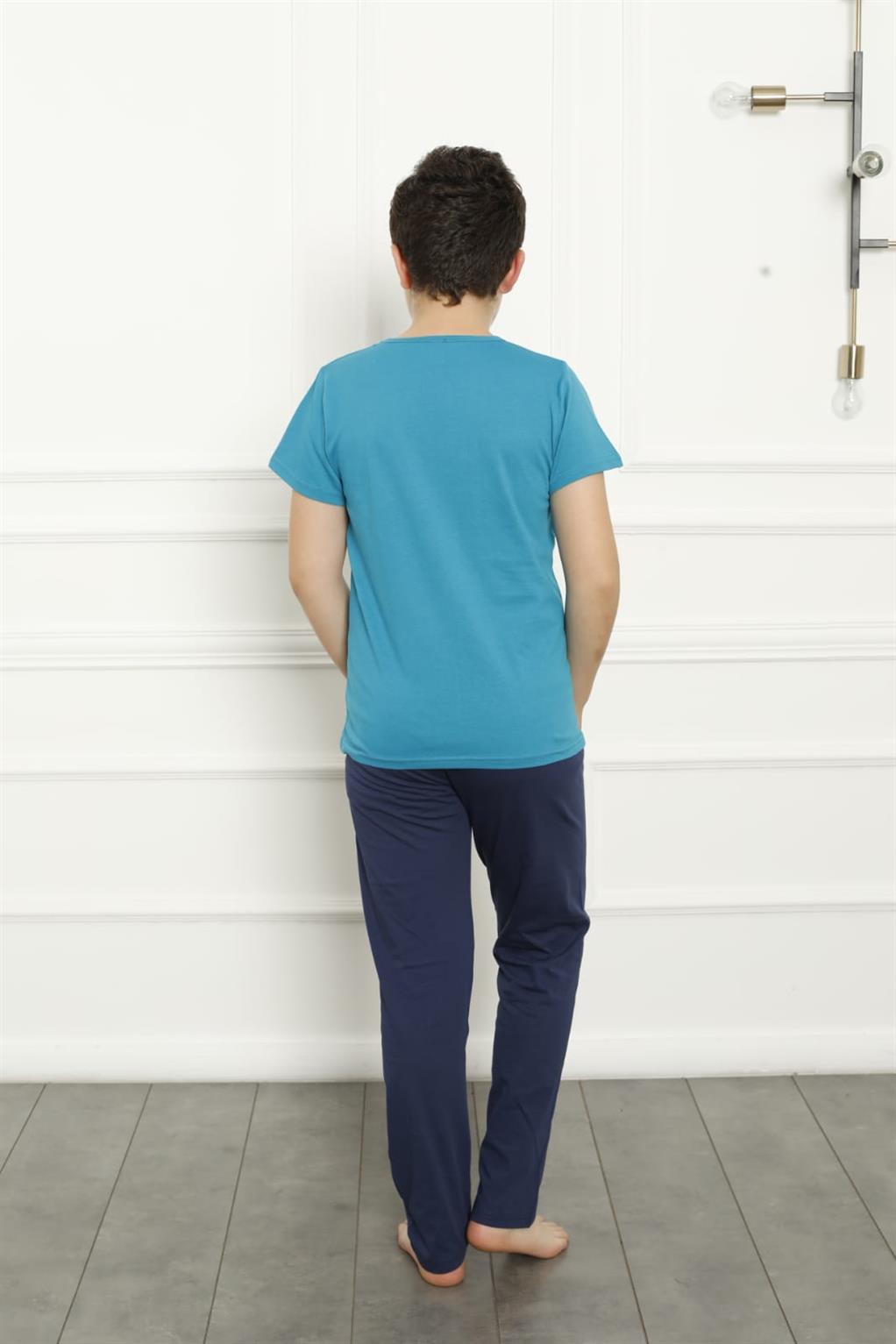 modacizgi-erkek-cocuk-pamuk-kisa-kollu-pijama-takimi-20379-337483-69-B blank