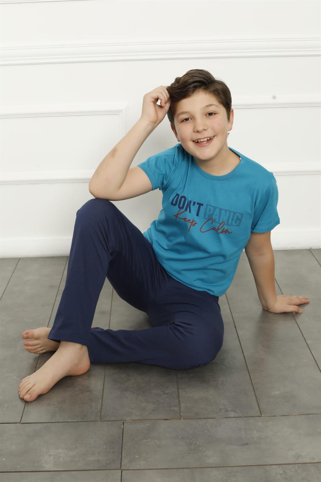modacizgi-erkek-cocuk-pamuk-kisa-kollu-pijama-takimi-20379-337485-69-B blank