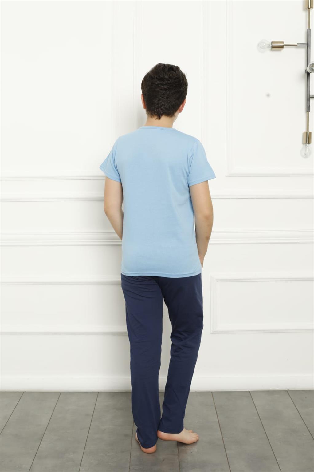 modacizgi-erkek-cocuk-pamuk-kisa-kollu-pijama-takimi-20380-337482-69-B blank