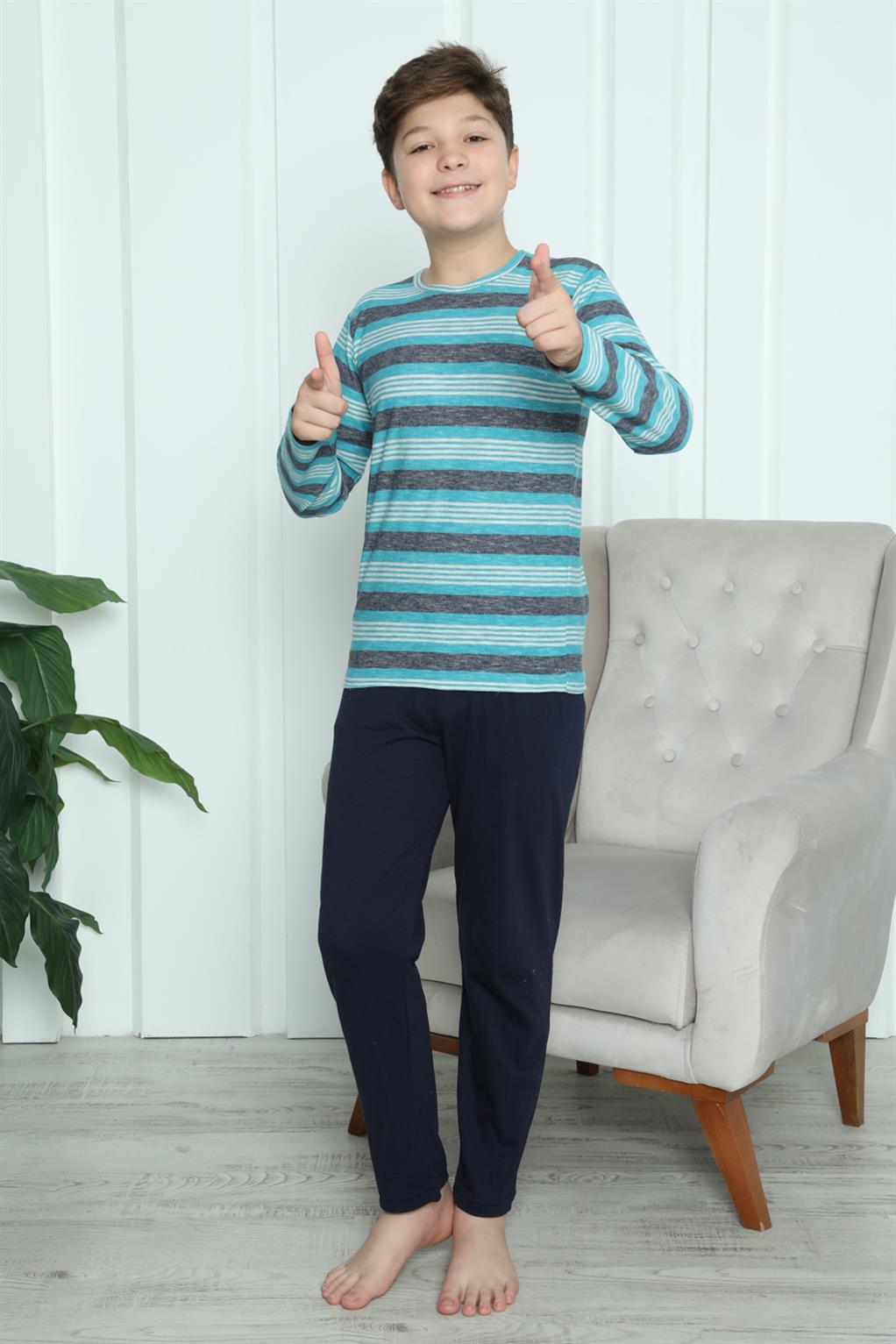 modacizgi-erkek-cocuk-penye-pijama-takim-20413-358347-71-B blank