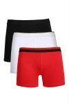 Moda Çizgi Men's Combed Cotton 3-Piece Boxer 40103