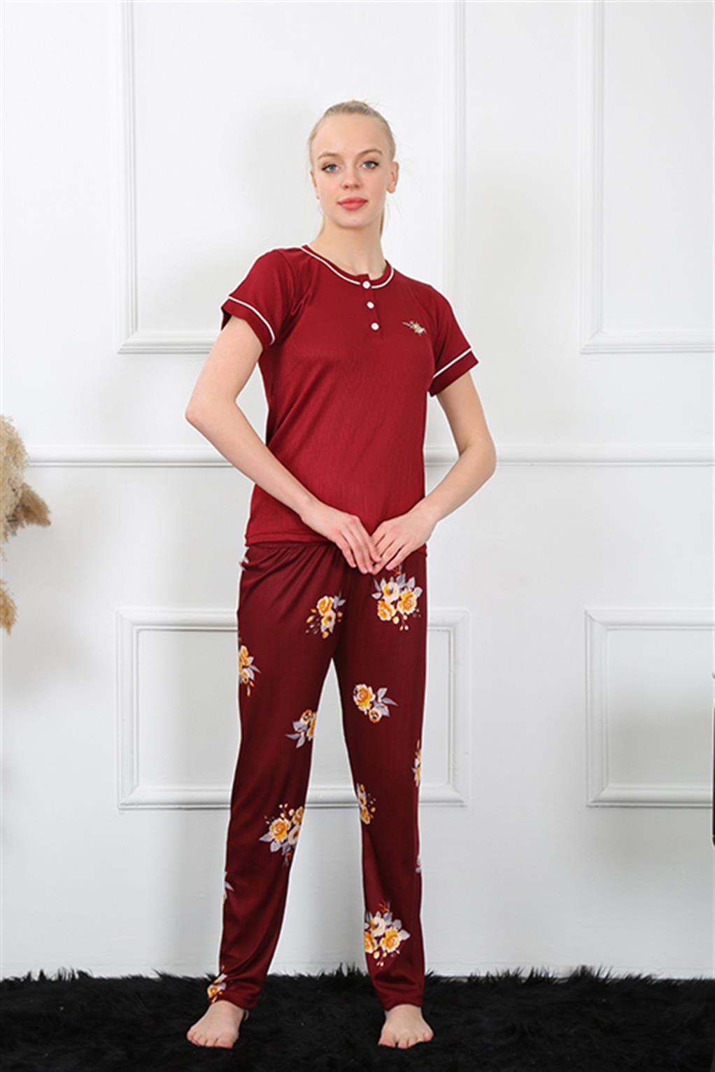 modacizgi-kadin-bordo-kisa-kol-pijama-takim-20388-337230-69-B blank