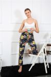 Moda Çizgi Women's Cotton Bottom Pajamas 27463