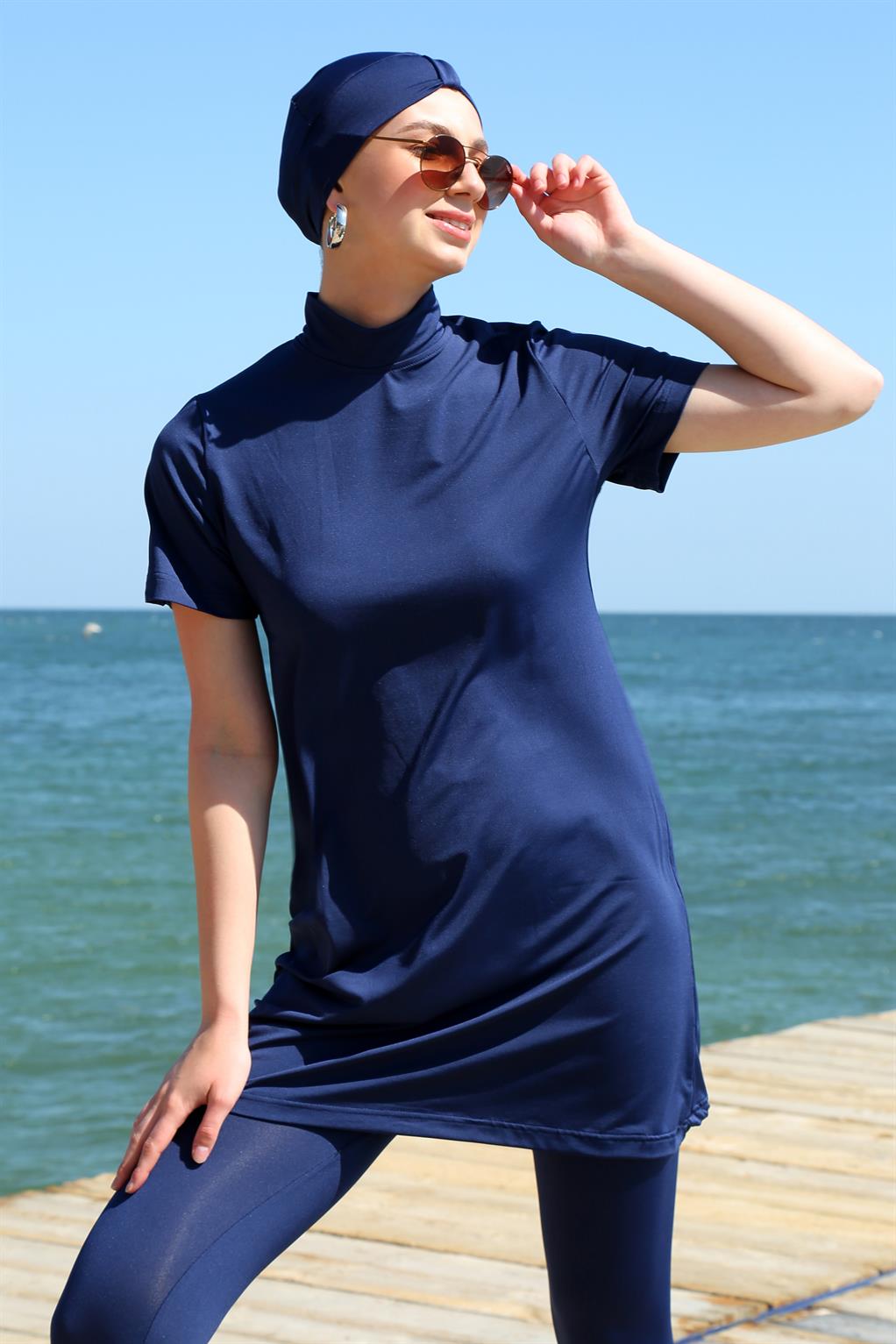 modacizgi-kisa-kol-lacivert-yarim-tesettur-mayo-33015-339741-70-B blank