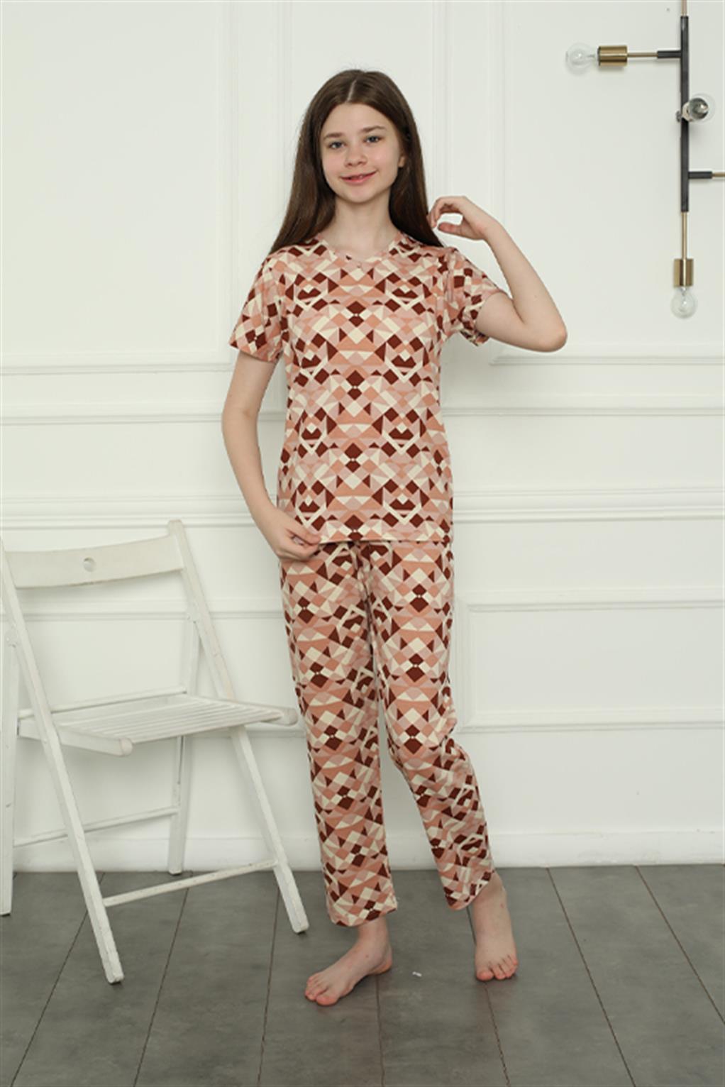 modacizgi-kiz-cocuk-penye-pijama-takim-20396-340447-70-B blank