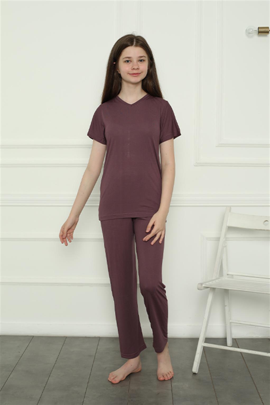 modacizgi-kiz-cocuk-penye-pijama-takim-20399-340439-70-B blank