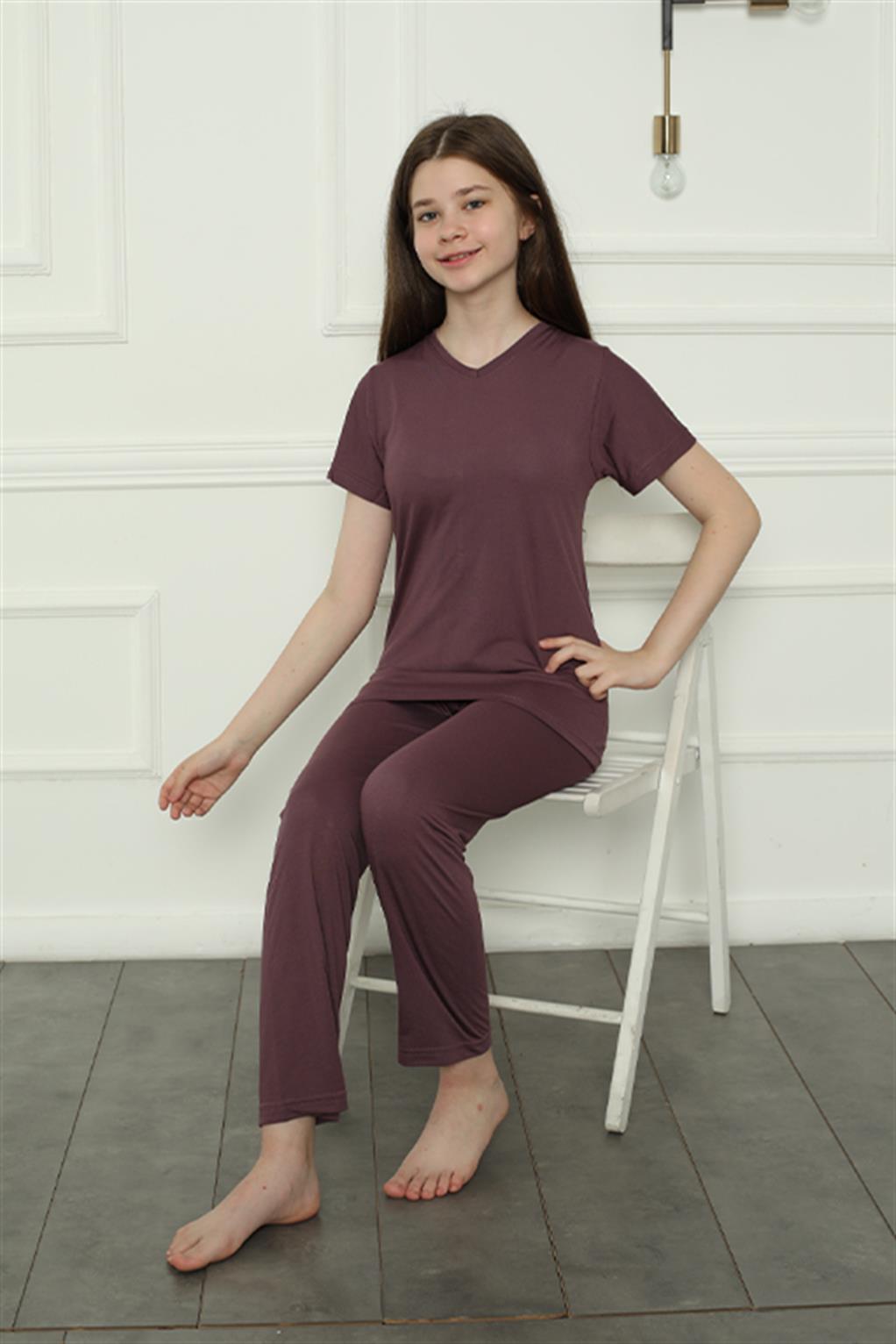 modacizgi-kiz-cocuk-penye-pijama-takim-20399-340440-70-B blank