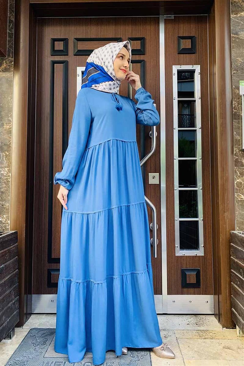 puskul-detayli-elbise-indigo-78903-391680-78-B blank