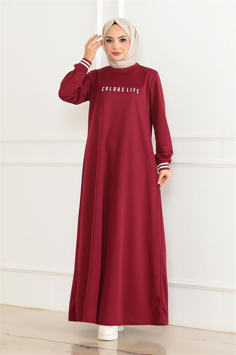 ribanali-baskili-elbise-bordo-389334-78-B blank