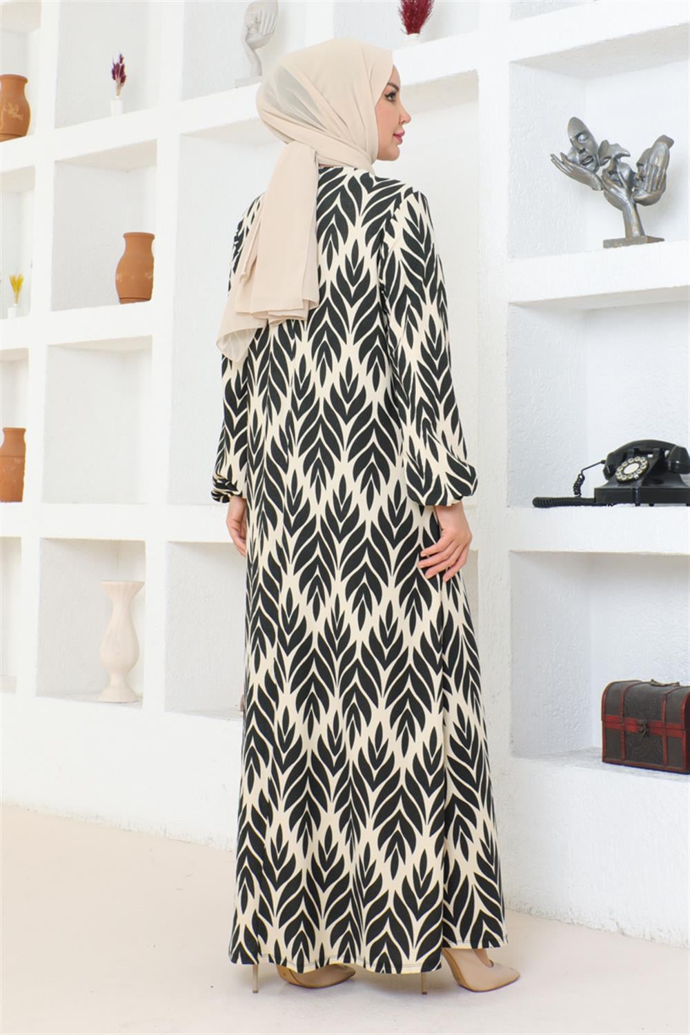 vera-a-pile-elbise-siyah-393237-79-B blank