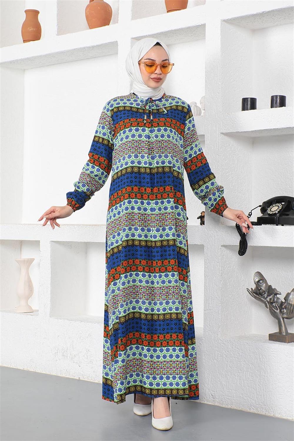 yakasi-bagcikli-viskon-elbise-saks-mavisi-390891-78-B blank